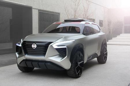 Die Studie steht auf mächtigen 21-Zoll-Leichtmetallrädern, das lässt sie bullig wirken.