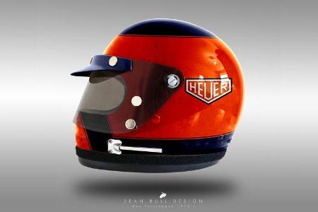 Max Verstappen - Formel 1 - Retro-Helme - Sean Bull - 2018