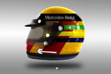 Lewis Hamilton - Formel 1 - Retro-Helme - Sean Bull - 2018