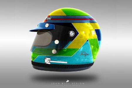 Felipe Massa - Formel 1 - Retro-Helme - Sean Bull - 2018