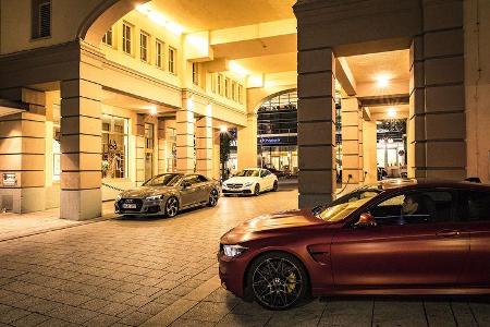 Audi RS 5 Coupé, BMW M4 Competition, Mercedes-AMG C 63 Coupé, Exterieur