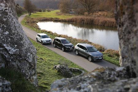 VGL ams_26_2017 VW Tiguan Allspace, Skoda Kodiaq, Nissan X-Trail SUV