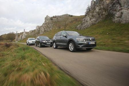 VGL ams_26_2017 VW Tiguan Allspace, Skoda Kodiaq, Nissan X-Trail SUV