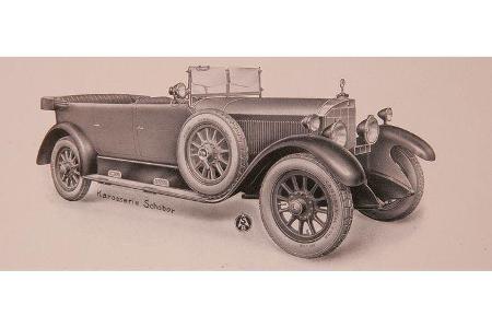 Mercedes-Benz 15/70/100 mit Tourer Aufbau.