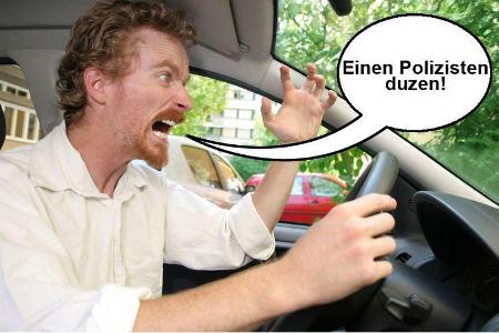 Wütende Autofahrer
