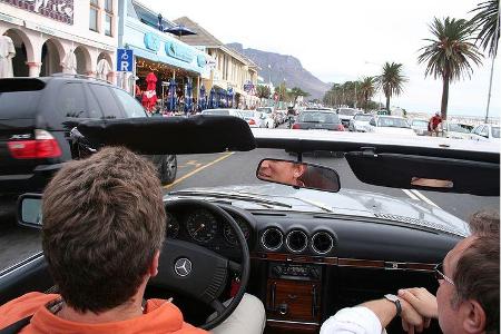 Cruisen durch Camps Bay und dann über den Chapman's Peak Drive.