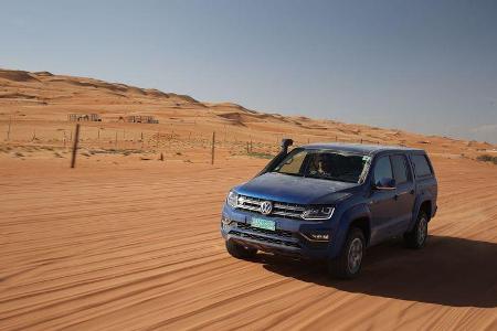 VW Amarok 190 kW Fahrbericht Oman 2018