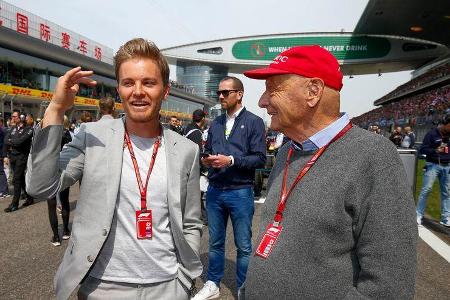 Nico Rosberg & Niki Lauda - Formel 1 - GP China 2018