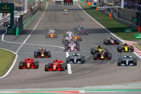Start - Formel 1 - GP China 2018