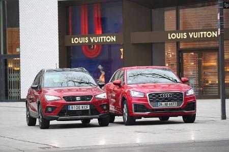 Audi Q2 1.4 TFSI, Seat Arona 1.5 TSI, Exterieur