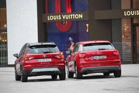 Audi Q2 1.4 TFSI, Seat Arona 1.5 TSI, Exterieur