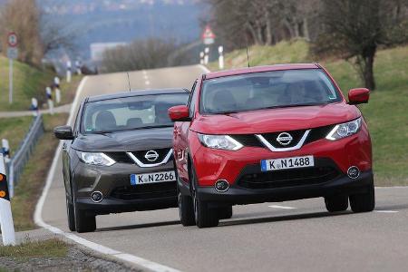 Nissan Qashqai 1.2 DIG-T gegen Nissan Qashqai 1.5 dCi