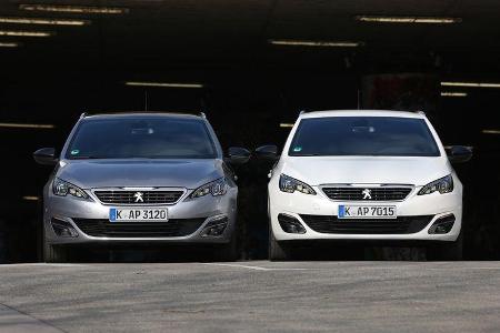 Peugeot 308 SW Puretech 130 gegen Peugeot 308 SW Blue HDi 150