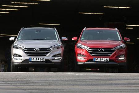 Hyundai Tucson 2.0 CRDI gegen Hyundai Tucson 1.6 GDI