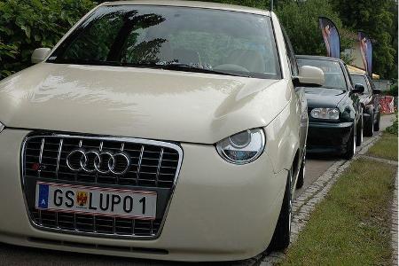 VW-Fans aus aller Welt feiern sich und ihre getunten Fahrzeuge beim 29. VW Golf GTI Treffen am Wörthersee.