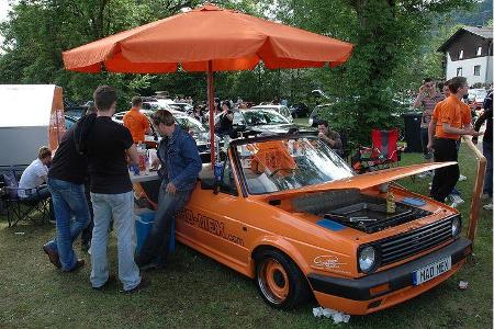 ..., die Soundanlagen ausgetestet und geheimen Show & Shine-Projekte enthüllt werden.