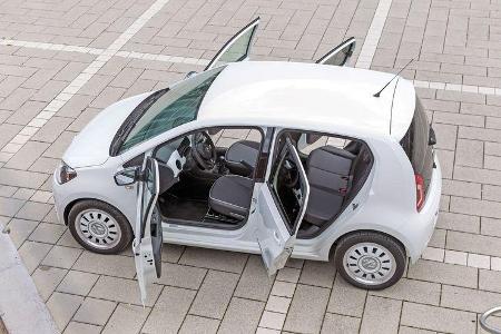 VW Up 1.0 White, Türen offen