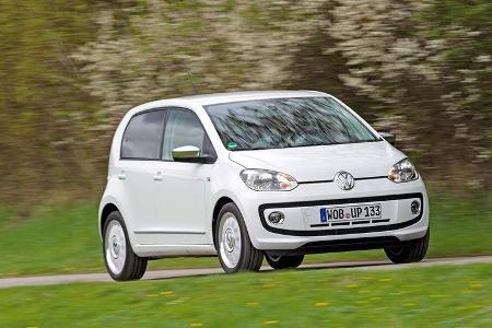 VW Up 1.0 White, Frontansicht