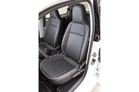 VW Up 1.0 White, Fahrersitz, Innenraum