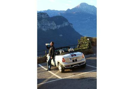 Mini Roadster Cooper S, Heck, Berge
