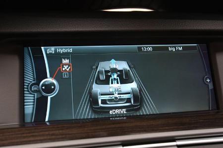 BMW Active Hybrid5, Bildschirm, Antrieb