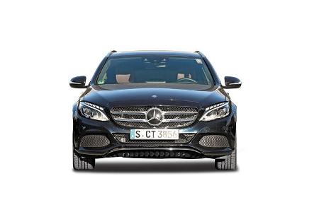 Mercedes C-Klasse, Abgastest auf der Straße, AMS2515