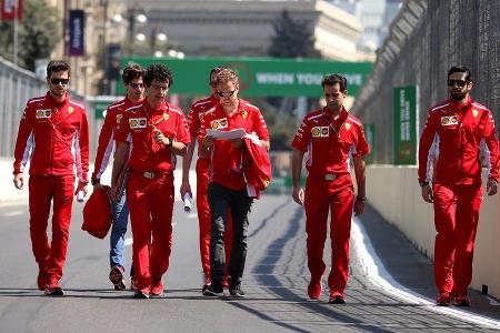 Sebastian Vettel - Ferrari - Formel 1 - GP Aserbaidschan - 26. April 2018