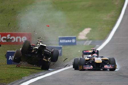 Nick Heidfeld GP Deutschland Crashs 2011