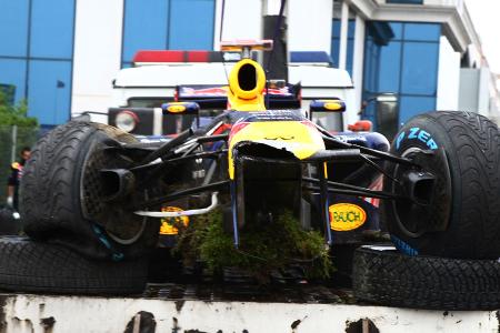 Sebastian Vettel GP Türkei Crashs 2011