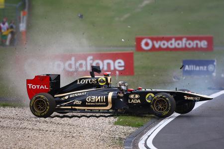 Nick Heidfeld GP Deutschland Crashs 2011