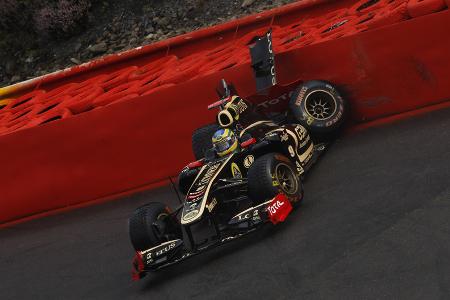 Bruno Senna GP Belgien Crashs 2011