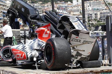Tonio Liuzzi GP Monaco Crashs 2011