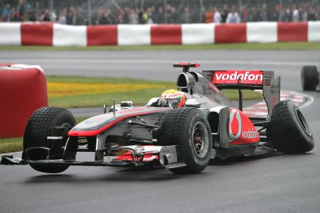 Lewis Hamilton GP Kanada Crashs 2011