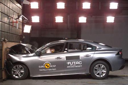 EuroNCAP Crashtest Peugeot 508