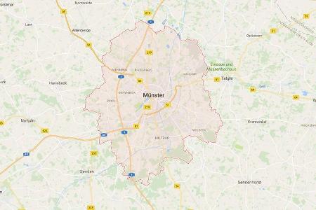 Karte Münster