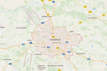 Karte Osnabrück