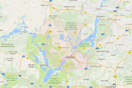 Karte Potsdam