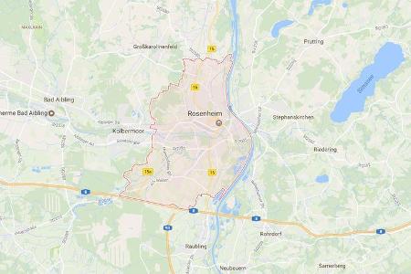 Karte Rosenheim