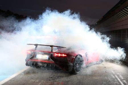 Lamborghini Aventador LP 750-4 Superveloce, Burnout