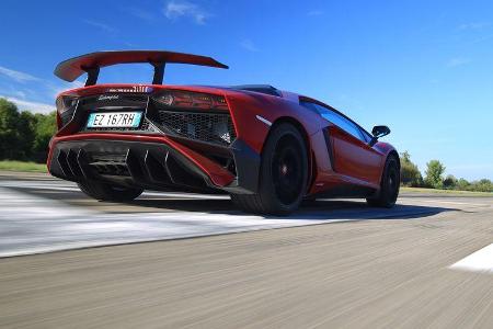 Lamborghini Aventador LP 750-4 Superveloce, Heckansicht