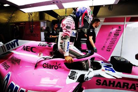 Sergio Perez - Force India - Formel 1 - GP Aserbaidschan - 27. April 2018