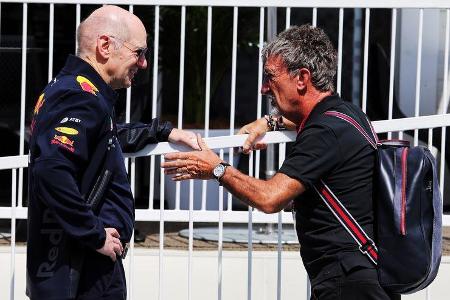 Adrien Newey - Eddie Jordan - Formel 1 - GP Aserbaidschan - 27. April 2018