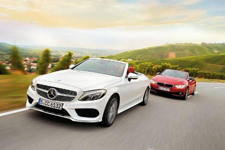 BMW 420i Cabrio, Mercedes C 200 Cabriolet