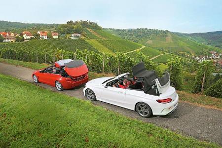 BMW 420i Cabrio, Mercedes C 200 Cabriolet