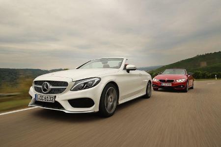 BMW 420i Cabrio, Mercedes C 200 Cabriolet