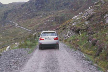 Unterwegs mit dem BMW X5 im Westen und Nordwesten Irlands.