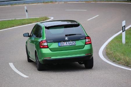 Skoda Rapid Spaceback 1.4 TSI, Heckansicht