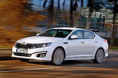 Kia Optima Hybrid, Seitenansicht