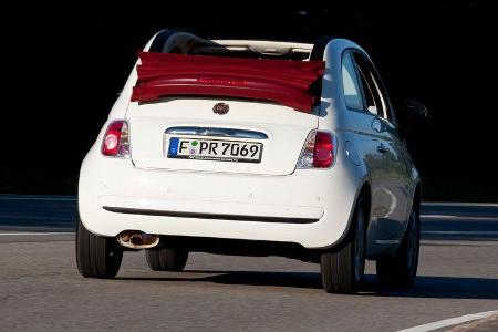 Fiat 500C, Heckansicht