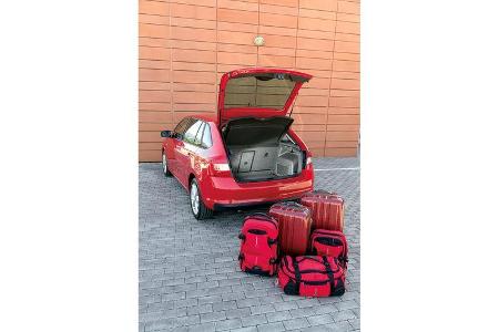 Skoda Rapid Spaceback 1.2 TSI, Kofferraum, Ladevolumen